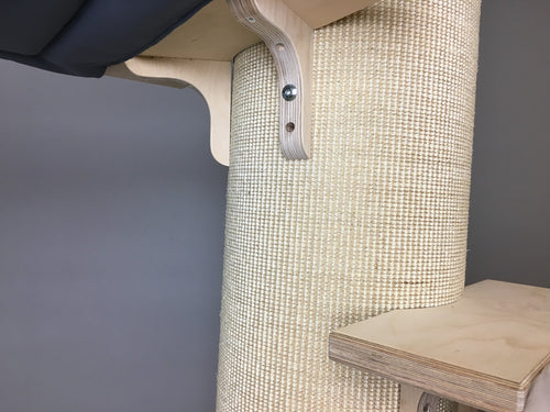 Climbing aid for the PetFun wall-mounted scratching post / scratching boards / barrels